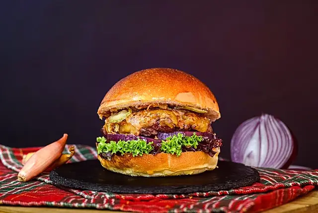 Vege burger — Well Beef Zlín